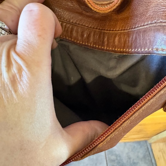 Brown Woven Leather Crossbody Bag - Picture 10 of 13